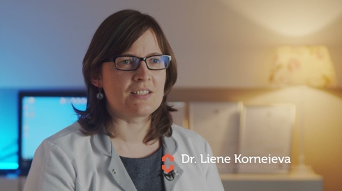 Liene Kornejeva, läkare och genetiker, chef för genetikavdelningen